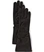 Natori Suede Silk Lined Gloves - Image 1