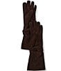 Natori Suede Silk Lined Gloves - Image 2