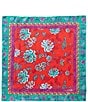 Natori Ume Print Silk Square Scarf - Image 2