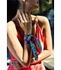 Natori Ume Print Silk Square Scarf - Image 3