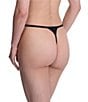 Natori Verge Adjustable String Thong, Color:Black - Image 2