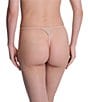Natori Verge Adjustable String Thong, Color:Cafe - Image 2
