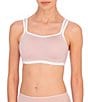 Natori Yogi Seamless Convertible U-Back to Racerback Full-Busted Contour Underwire Sports Bra, Color:Light Mocha - Image 1