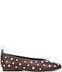 Naturalizer 27 EDIT Carla Stud Leather Square Toe Ballet Flats - Image 2
