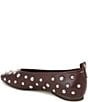 Naturalizer 27 EDIT Carla Stud Leather Square Toe Ballet Flats - Image 6