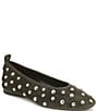 Naturalizer 27 EDIT Carla Stud Suede Square Toe Ballet Flats - Image 1