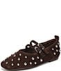 Naturalizer 27 EDIT Dawn Studded Suede Square Toe Mary Jane Flats - Image 6