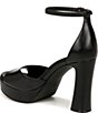 Color:Black - Image 4 - 27 EDIT Delphie Leather Ankle Strap Platform Dress Sandals