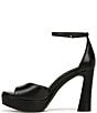Color:Black - Image 5 - 27 EDIT Delphie Leather Ankle Strap Platform Dress Sandals