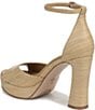 Naturalizer 27 EDIT Delphie Raffia Ankle Wrap Platform Dress Sandals - Image 6