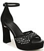 Naturalizer 27 EDIT Delphie Suede Ankle Strap Platform Dress Sandals - Image 1