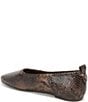Naturalizer 27 EDIT Dream Snake Print Leather Square Toe Ballet Flats - Image 3