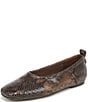 Naturalizer 27 EDIT Dream Snake Print Leather Square Toe Ballet Flats - Image 5