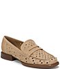 Naturalizer 27 EDIT Haven Studded Perf Suede Penny Loafers - Image 1