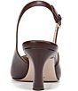 Naturalizer 27 EDIT Madison Leather Pointed Toe Slingback Pumps - Image 4