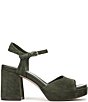 Naturalizer 27 EDIT Paige Suede Platform Block Heel Sandals - Image 2
