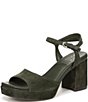 Naturalizer 27 EDIT Paige Suede Platform Block Heel Sandals - Image 6
