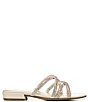 Color:Porcelain - Image 2 - Abriana2 Strappy Crystal Detail Evening Dress Sandals