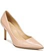 Color:Creme Brulee - Image 1 - Anna Leather Pointed Toe Pumps