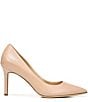 Color:Creme Brulee - Image 2 - Anna Leather Pointed Toe Pumps