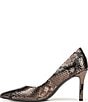 Naturalizer Anna Metallic Snake Print Leather Pumps - Image 5