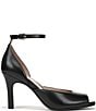 Naturalizer Asha Leather Ankle Strap Peep Toe Dress Pumps - Image 2