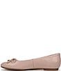 Naturalizer Ashlyn Snake Embossed Leather Bow Ballet Flats - Image 5