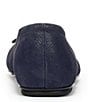 Naturalizer Ashlyn Snake Embossed Suede Bow Ballet Flats - Image 3