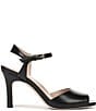 Naturalizer Autumn Leather Ankle Strap Peep Toe Dress Pumps - Image 2