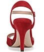 Naturalizer Autumn Suede Ankle Strap Peep Toe Dress Pumps - Image 3