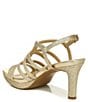 Color:Gold Glitter - Image 4 - Baylor Glitter Strappy Platform Dress Sandals