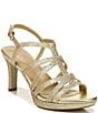 Naturalizer Baylor Glitter Strappy Platform Dress Sandals | Dillard's