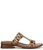Naturalizer Beach Leopard Print Buckle Hardware T-Strap Sandals - Image 2