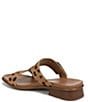 Naturalizer Beach Leopard Print Buckle Hardware T-Strap Sandals - Image 4