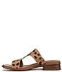 Naturalizer Beach Leopard Print Buckle Hardware T-Strap Sandals - Image 5