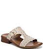 Naturalizer Beach Studded Leather T-Strap Slide Sandals - Image 1