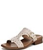 Naturalizer Beach Studded Leather T-Strap Slide Sandals - Image 6