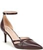 Naturalizer Bliss Leather Pointed Toe Ankle Strap Dress Pumps - Image 1