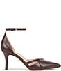 Naturalizer Bliss Leather Pointed Toe Ankle Strap Dress Pumps - Image 2