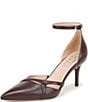 Naturalizer Bliss Leather Pointed Toe Ankle Strap Dress Pumps - Image 6