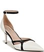 Naturalizer Bliss Leather Pointed Toe Ankle Strap Dress Pumps - Image 1