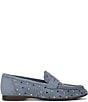 Naturalizer Bloom Perforated Suede Studded Penny Loafers - Image 5