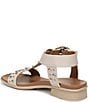 Naturalizer Brandy Studded Leather Big Buckle Hardware T-Strap Ankle Wrap Sandals - Image 6