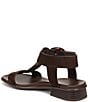 Naturalizer Brandy Suede Big Buckle Hardware T-Strap Ankle Wrap Sandals - Image 6