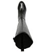Color:Black - Image 6 - Brent Weatherproof Leather Block Heel Tall Boots
