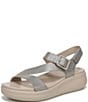 Naturalizer Cersei Metallic Platform Wedge Slingback Sandals - Image 6
