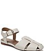 Naturalizer Cleo Leather Buckle Hardware Ankle Wrap Sandals - Image 1