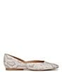 Color:White Multi Snake - Image 2 - Cody Snake Print Leather Casual Ballet Flats