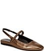 Naturalizer Connie Leather Slingback Mary Jane Square Toe Ballet Flats - Image 1