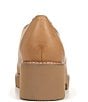 Color:Toffee - Image 3 - Darry Lace-Up Leather Lightweight Lug Sole Platform Oxford Loafers